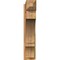 Ekena Millwork Balboa Craftsman Rough Sawn Outlooker, Western Red Cedar, 8"W x 34"D x 38"H OUT08X34X38BOA04RWR - alternate 3